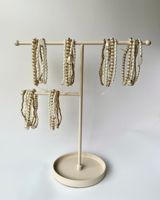 RADIANT HARMONY BEADED STACK (Set of 4)