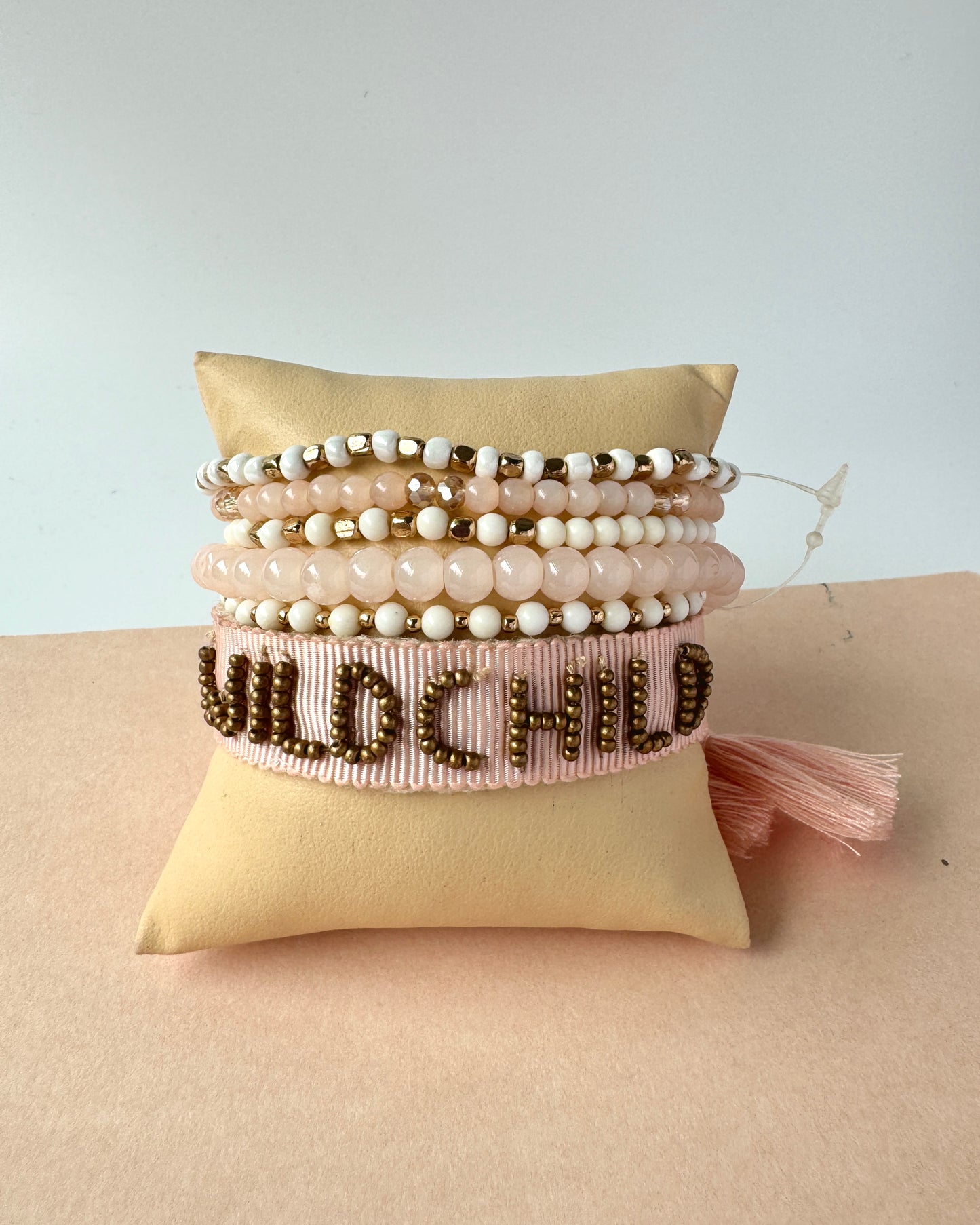 BLOOM BEADED BRACELET STACK (Set of 4)