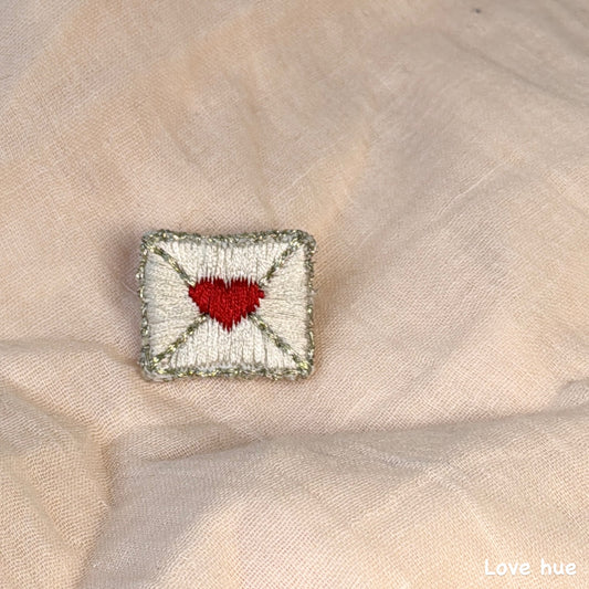 LOVE LETTER MINI BROOCH