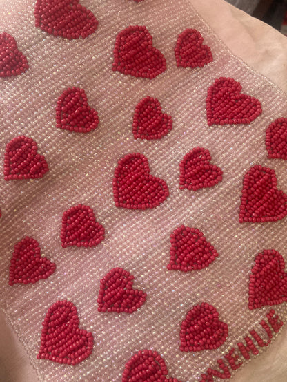 LOVER BEADED HANDBAG