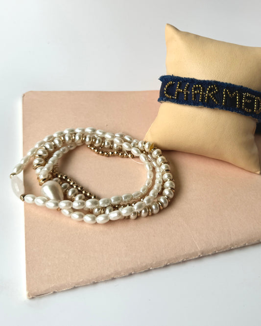 RADIANT HARMONY BEADED STACK (Set of 4)