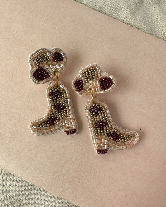 COWBOY BOOTS EARRINGS