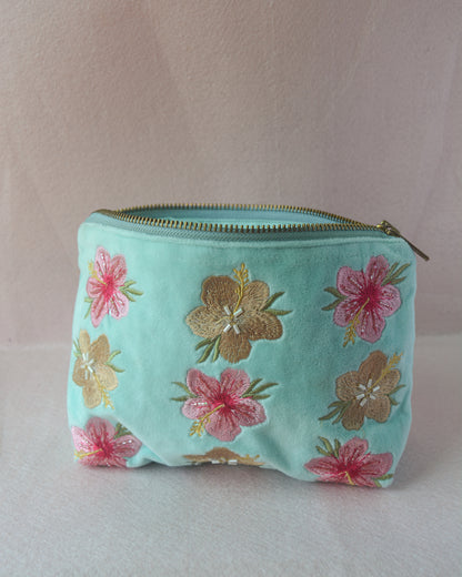 HIBISCUS MIDSIZED POUCH PURSE