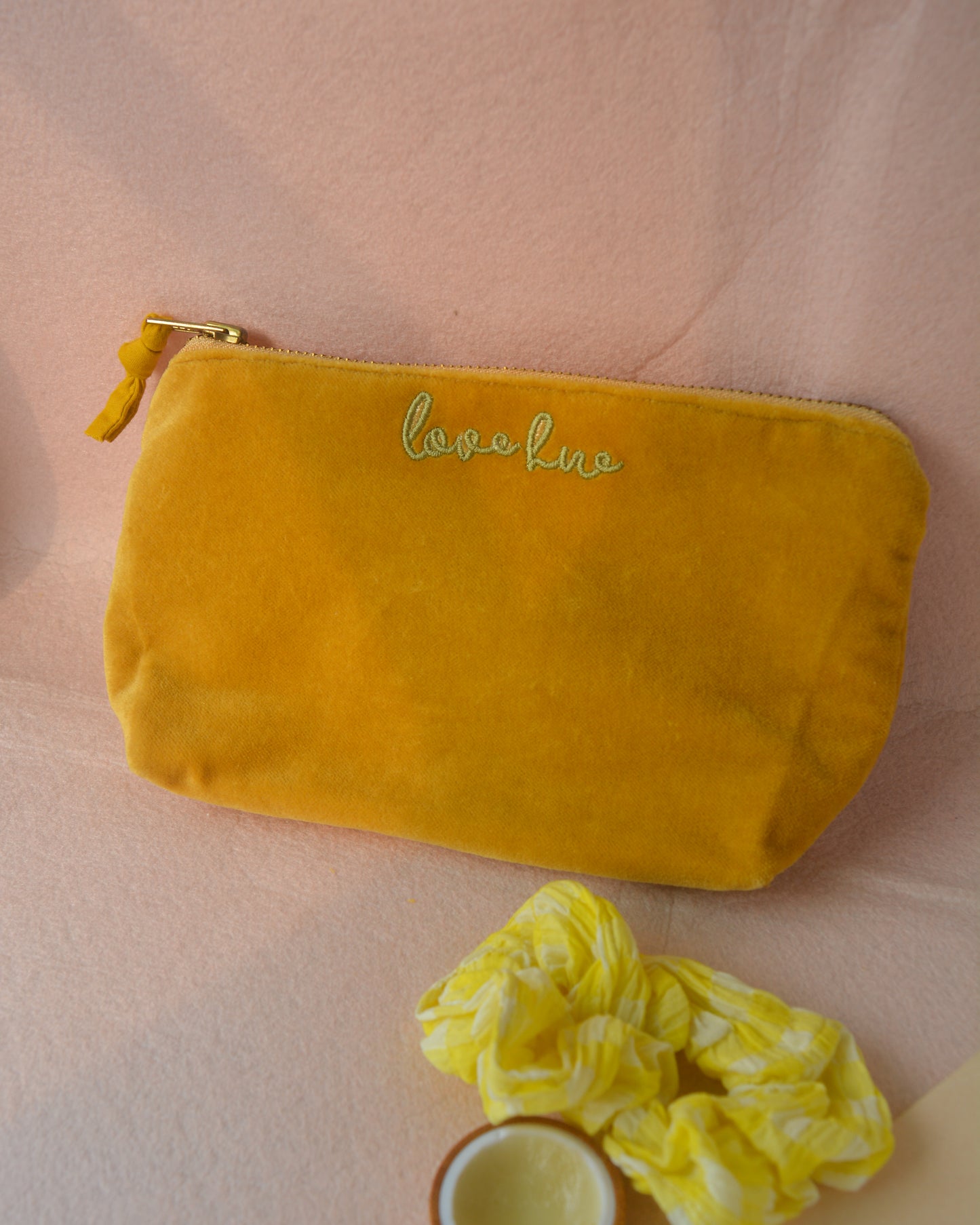 PALM TREES MIDSIZED POUCH PURSE