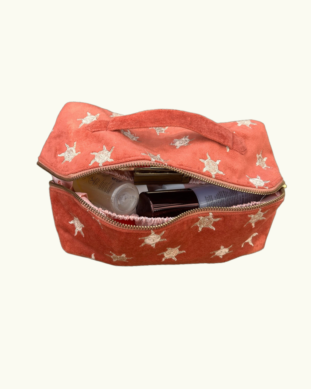 Sun Deity Makeup Bag in Rust