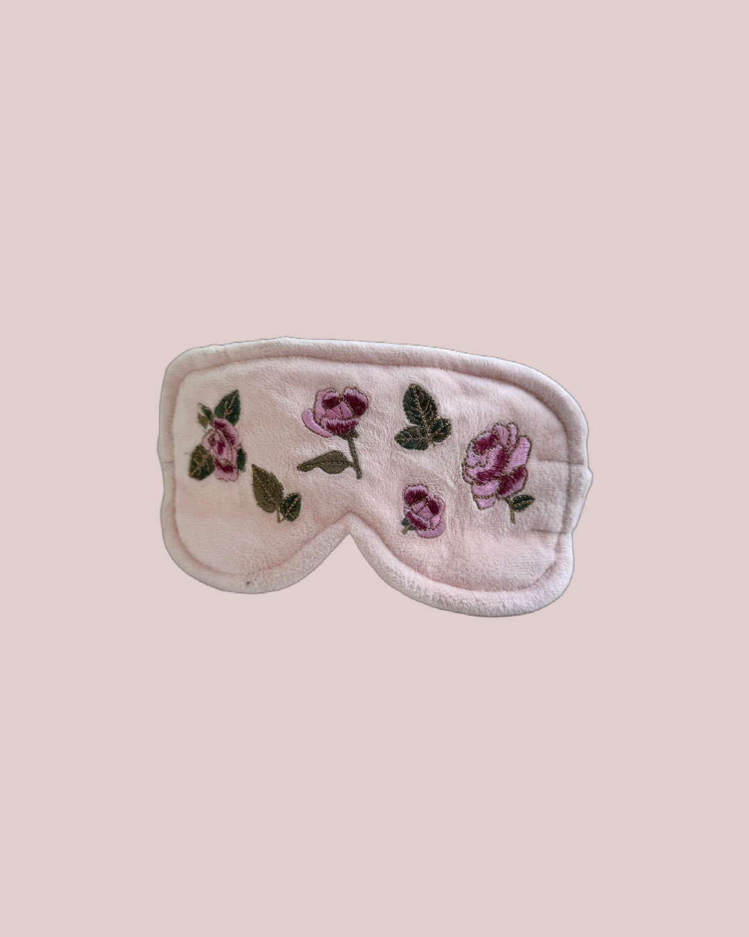 ROSE SLEEPING EYE MASK IN PEACH