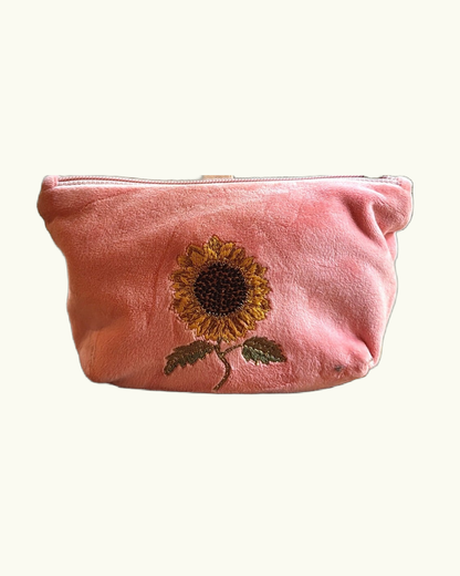 SUNFLOWER COIN PURSE IN PEACH