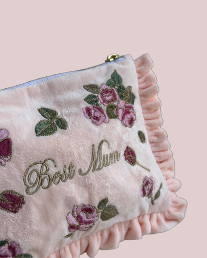 BEST MUM ROSE POUCH PURSE