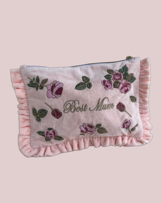 BEST MUM ROSE POUCH PURSE